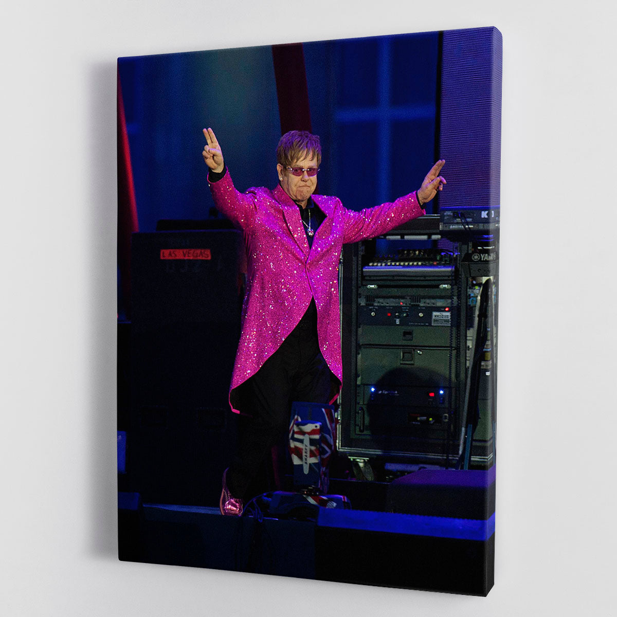 Elton John in concert Canvas Print or Poster - Canvas Art Rocks - 1