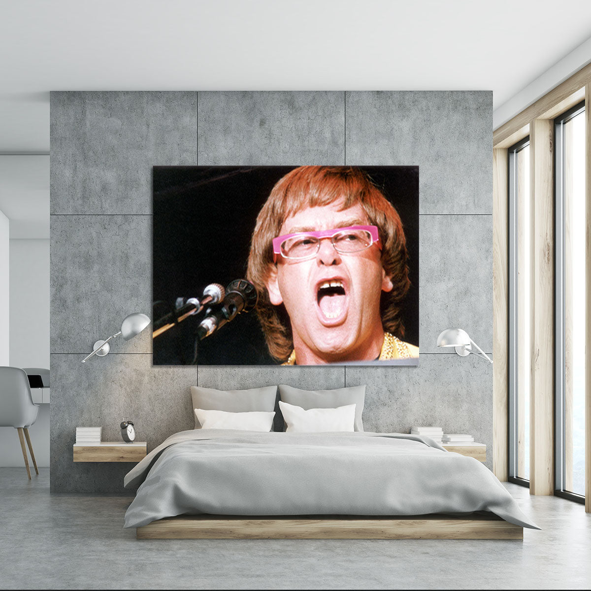 Elton John singing Canvas Print or Poster - Canvas Art Rocks - 5