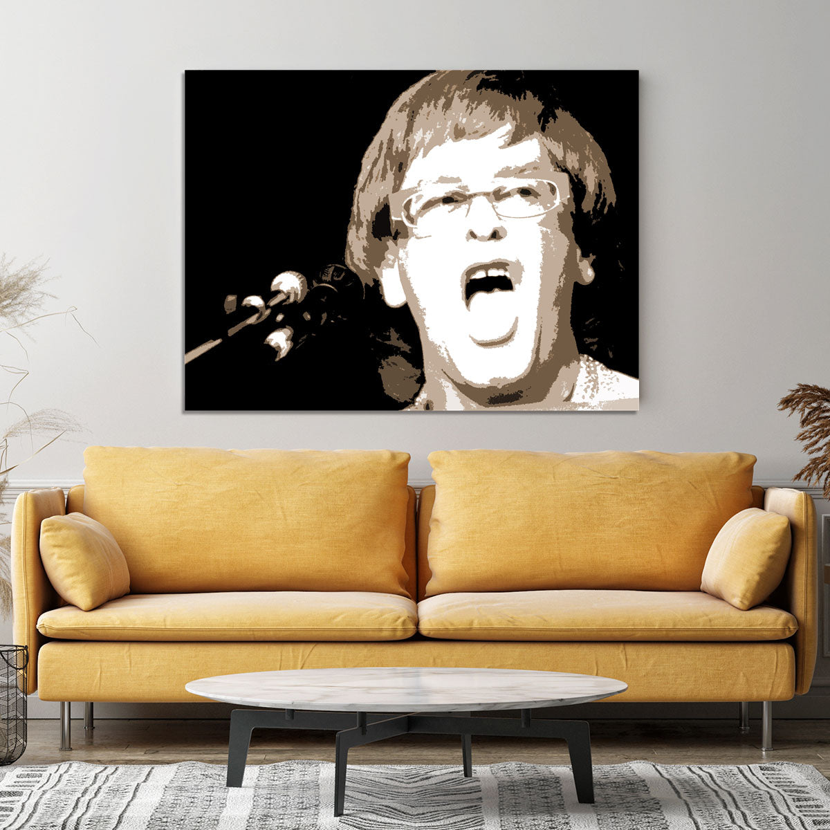 Elton John singing pop art Canvas Print or Poster - Canvas Art Rocks - 4