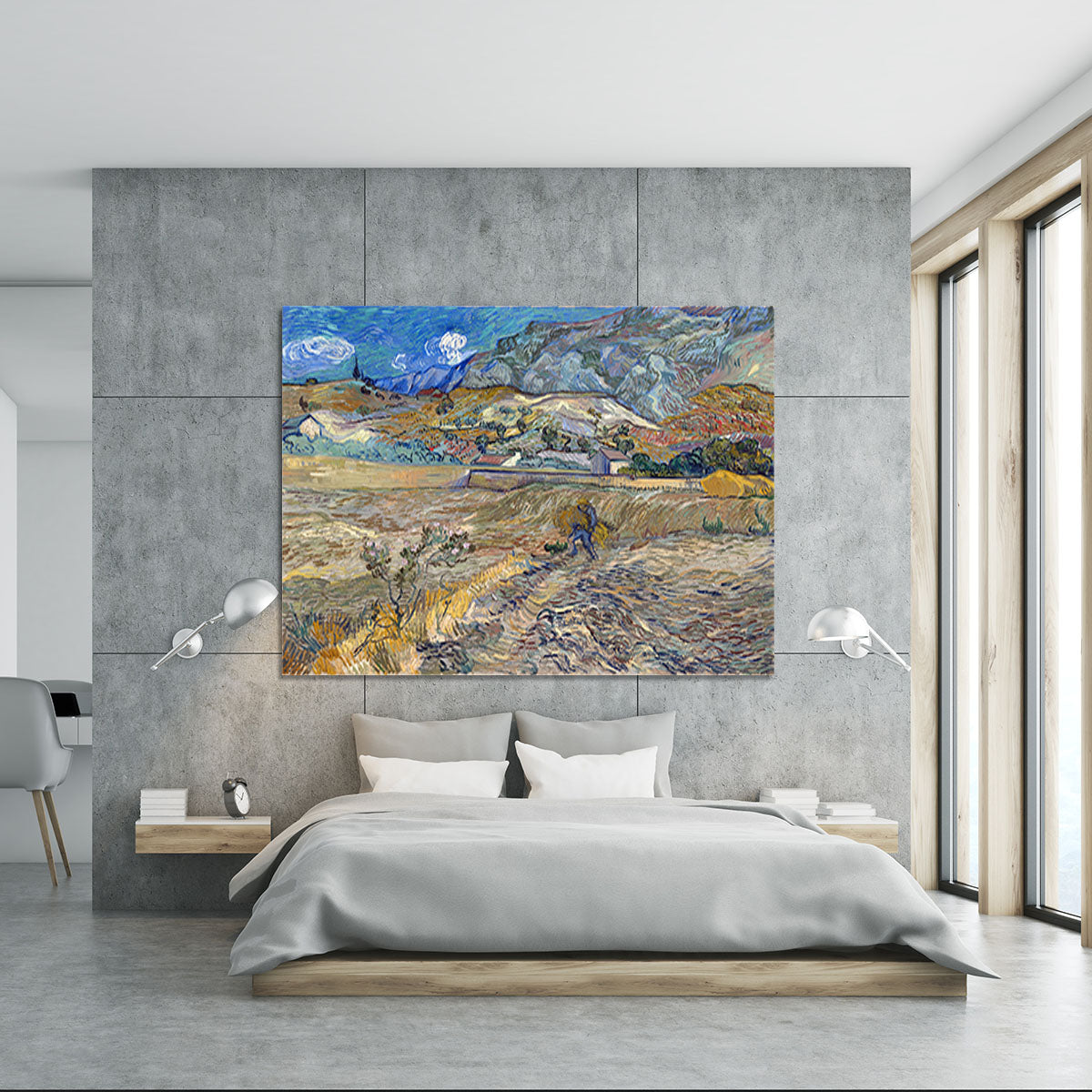 Enclosed Field with Peasant Canvas Print or Poster - Canvas Art Rocks - 5