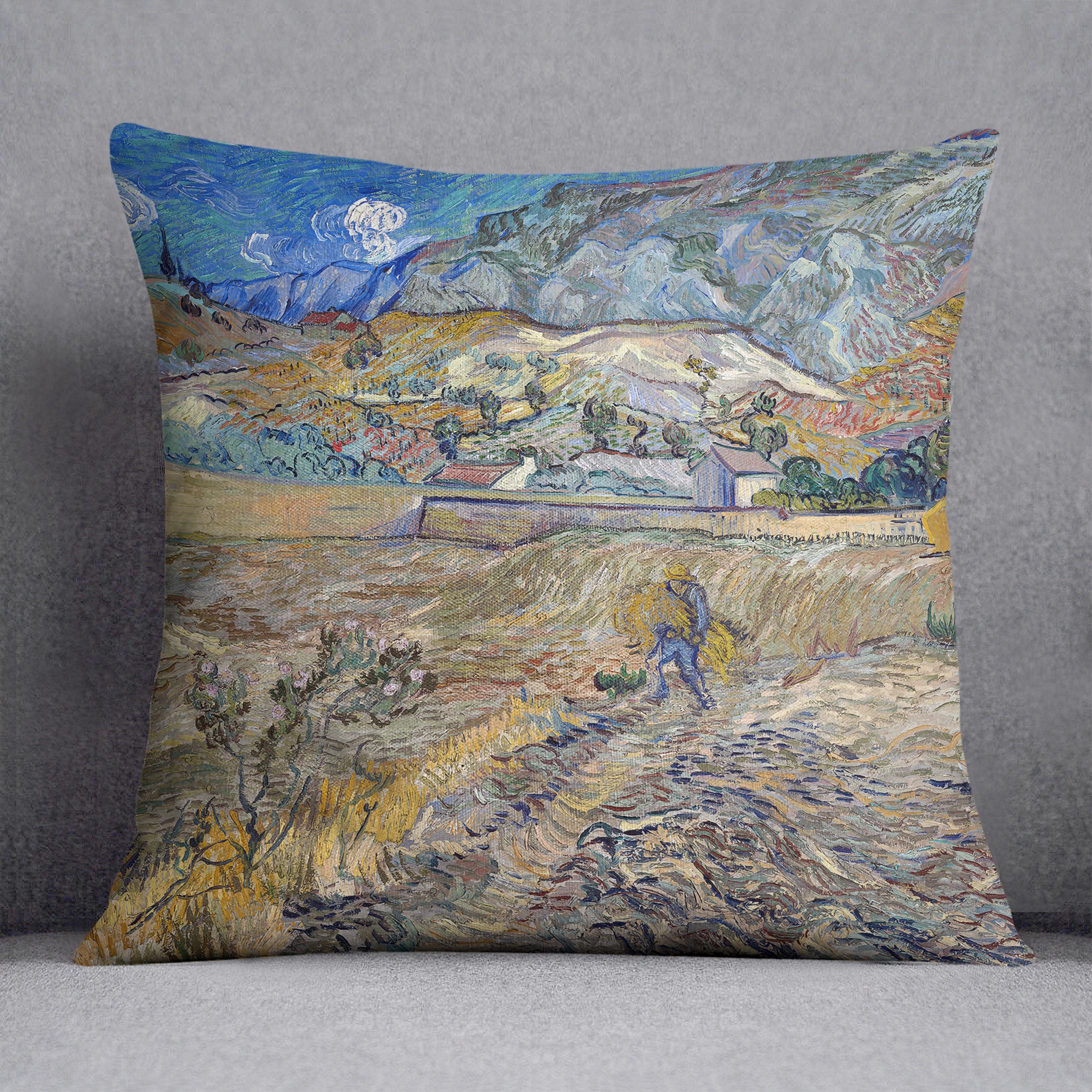 Enclosed Field with Peasant Cushion