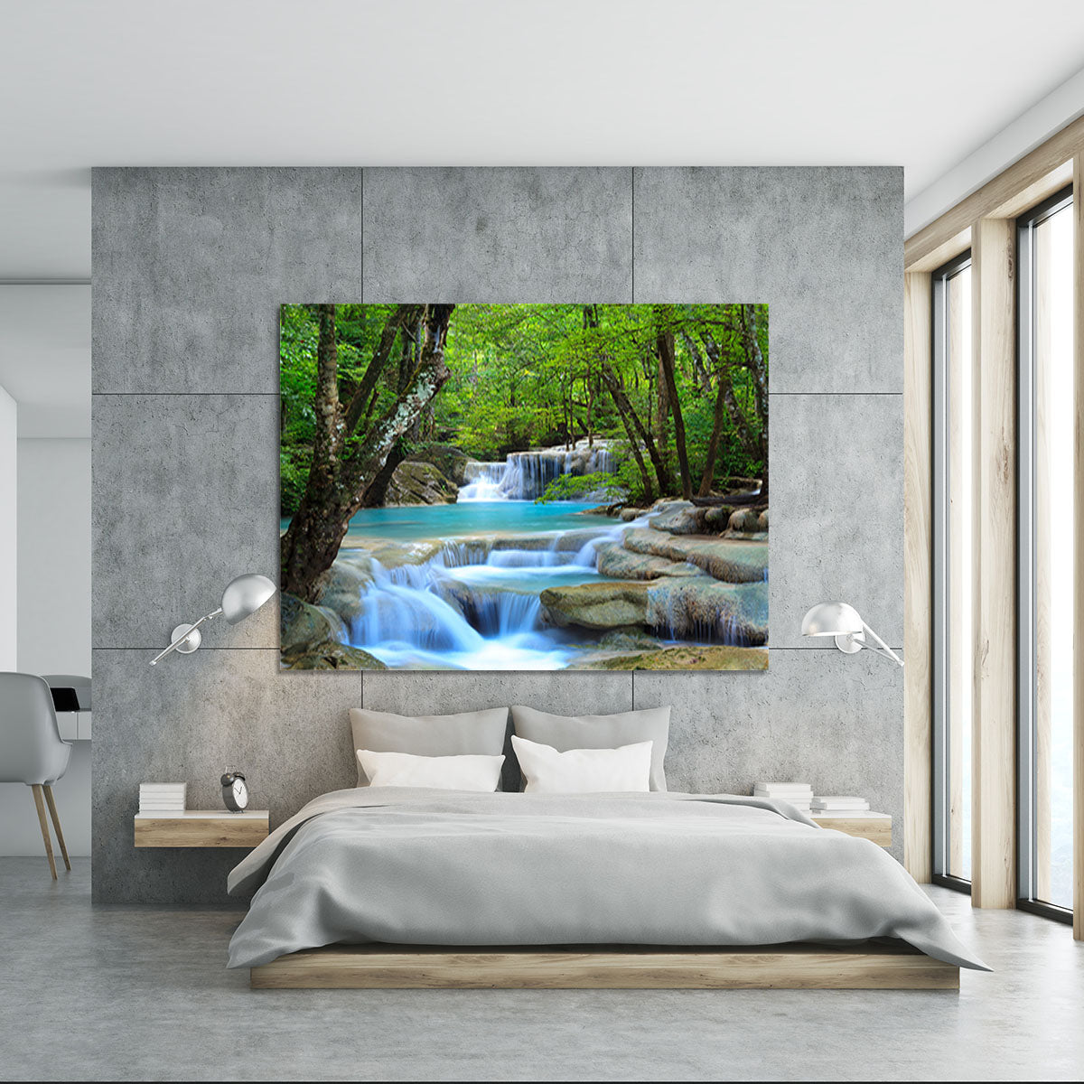 Erawan Waterfall Canvas Print or Poster - Canvas Art Rocks - 5