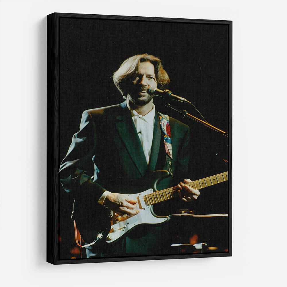 Eric Clapton on stage HD Metal Print