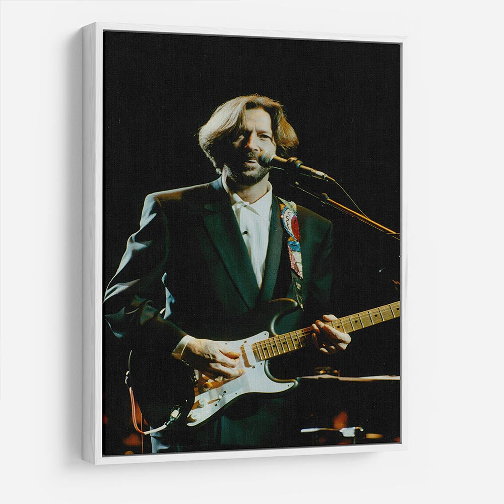 Eric Clapton on stage HD Metal Print