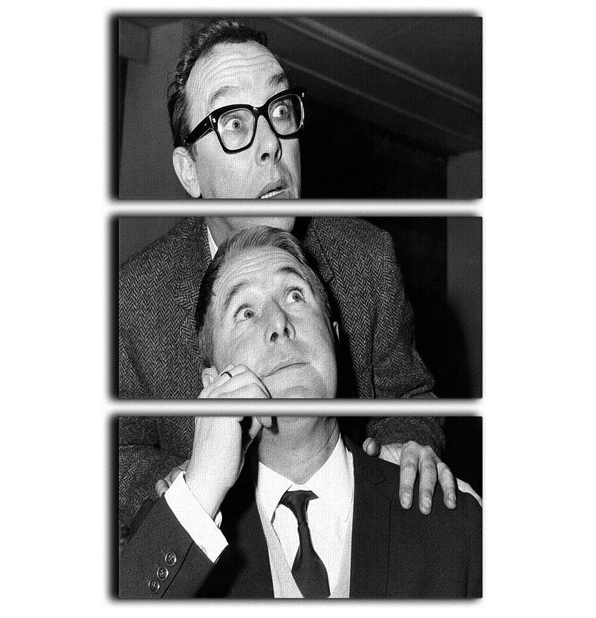 Eric and Ernie in the 1960s 3 Split Panel Canvas Print - Canvas Art Rocks - 1