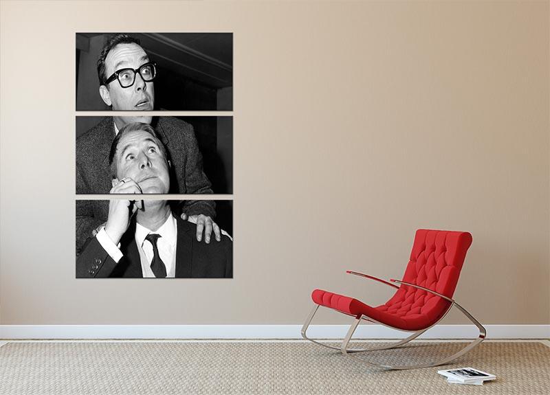 Eric and Ernie in the 1960s 3 Split Panel Canvas Print - Canvas Art Rocks - 2