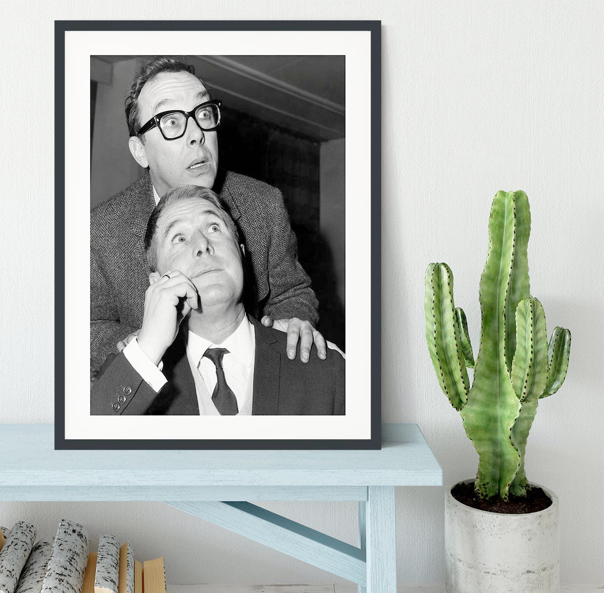 Eric and Ernie in the 1960s Framed Print - Canvas Art Rocks - 1