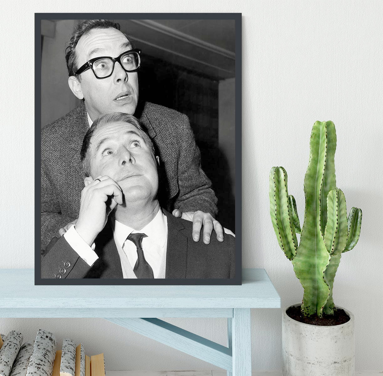 Eric and Ernie in the 1960s Framed Print - Canvas Art Rocks - 2
