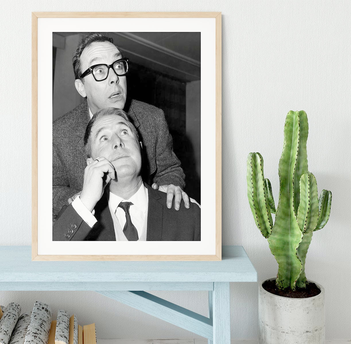Eric and Ernie in the 1960s Framed Print - Canvas Art Rocks - 3