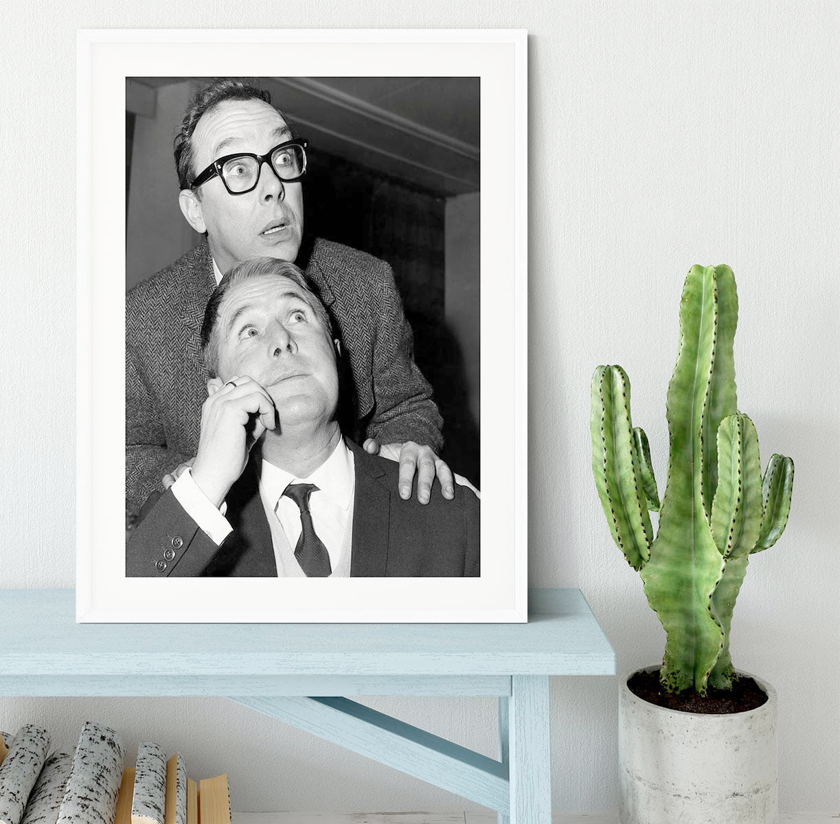 Eric and Ernie in the 1960s Framed Print - Canvas Art Rocks - 5