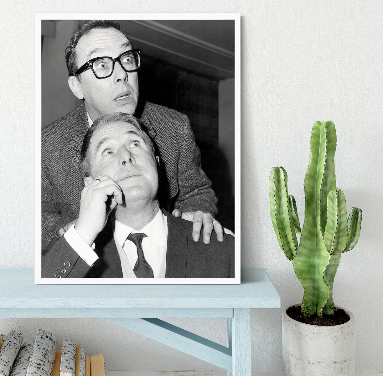 Eric and Ernie in the 1960s Framed Print - Canvas Art Rocks -6