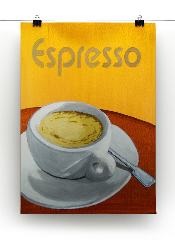 Espresso Coffee Cup Print - Canvas Art Rocks - 2