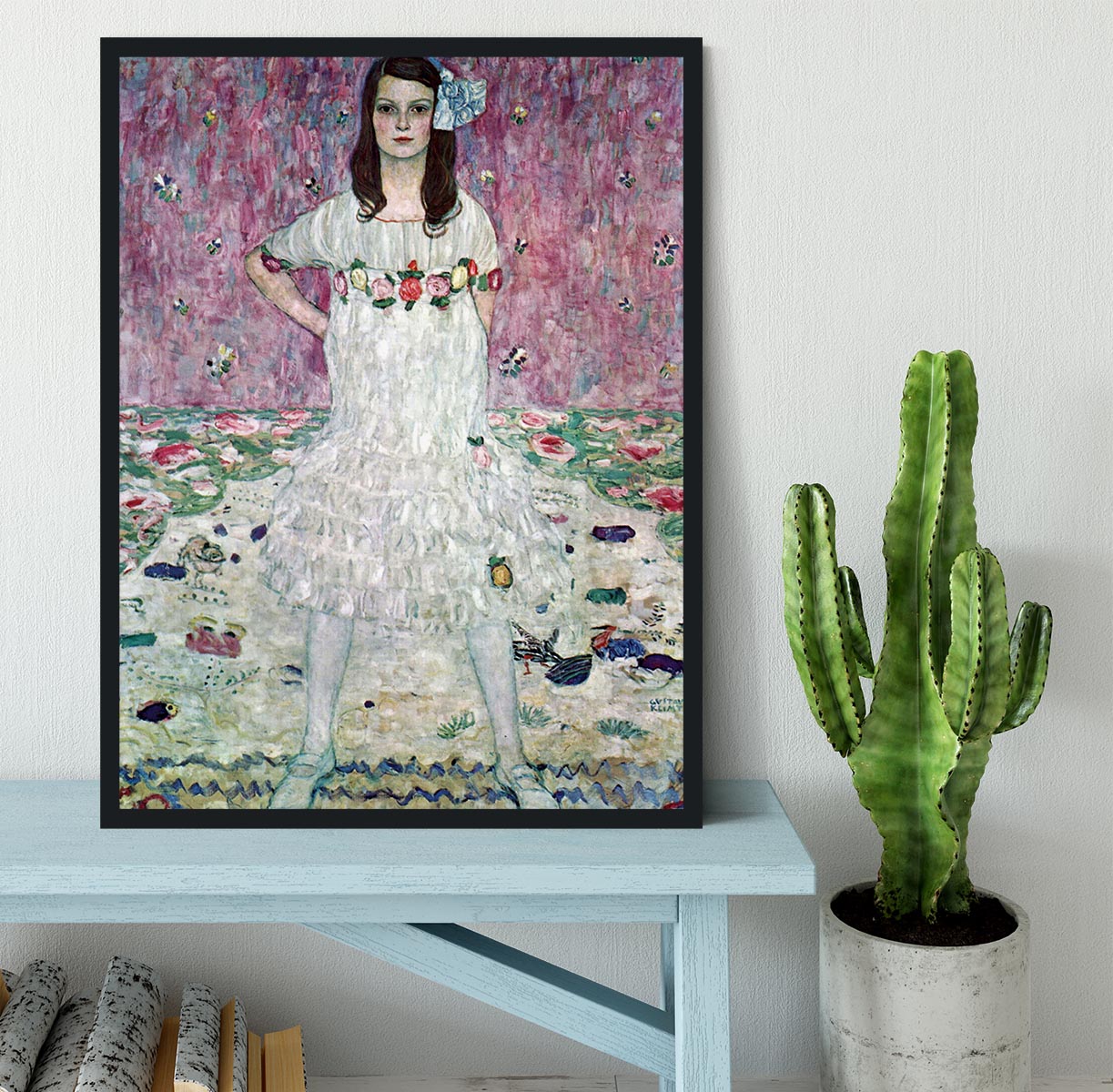 Eugenia Primavesi by Klimt Framed Print - Canvas Art Rocks - 2