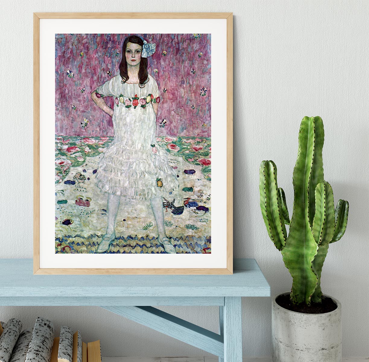 Eugenia Primavesi by Klimt Framed Print - Canvas Art Rocks - 3