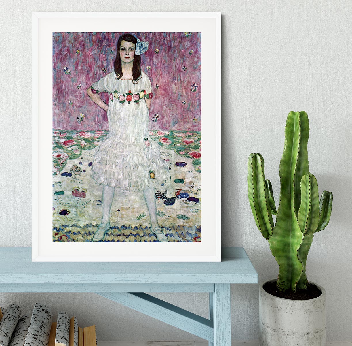 Eugenia Primavesi by Klimt Framed Print - Canvas Art Rocks - 5