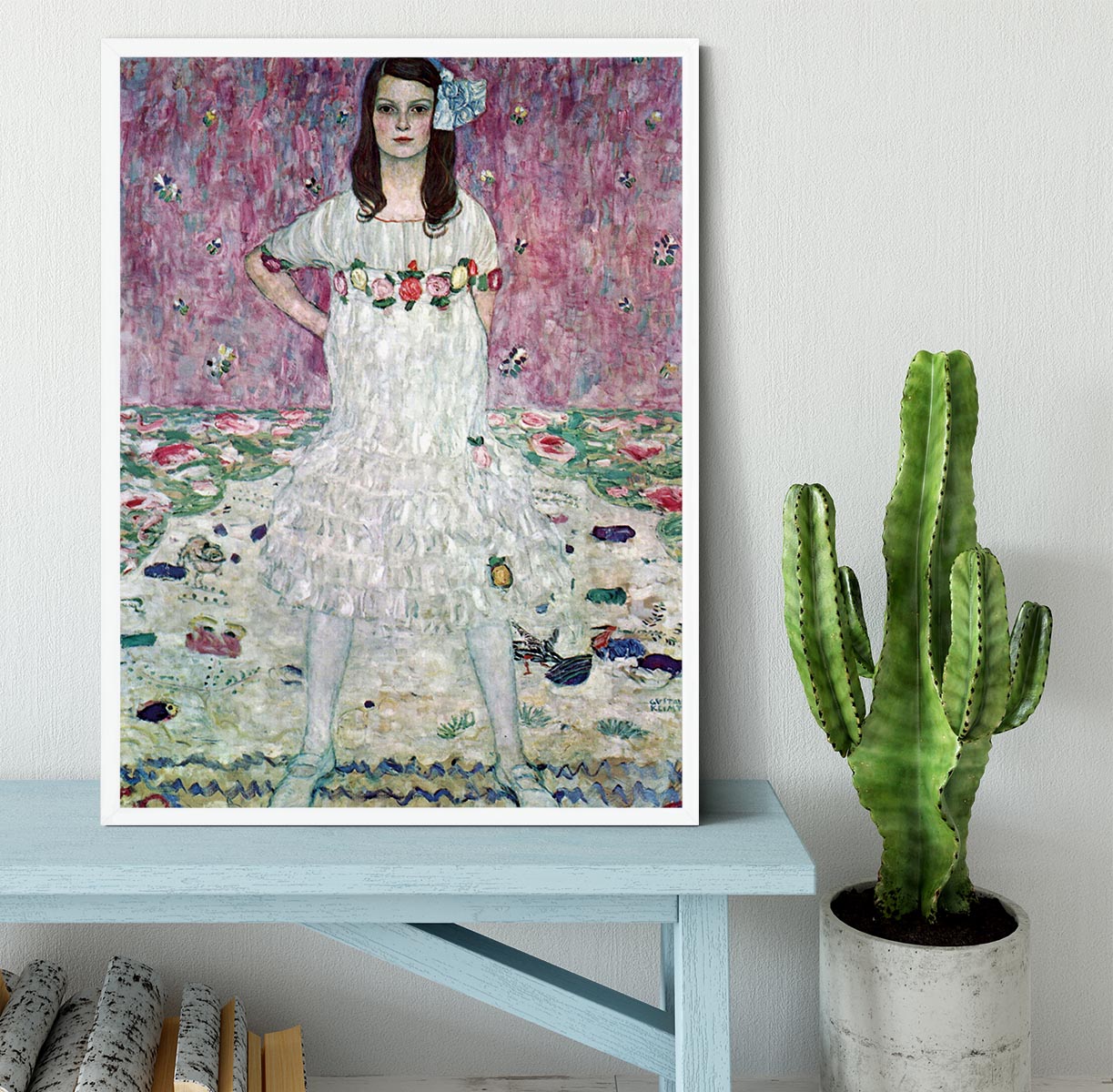 Eugenia Primavesi by Klimt Framed Print - Canvas Art Rocks -6