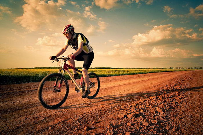 Extreme biking in motion Wall Mural Wallpaper