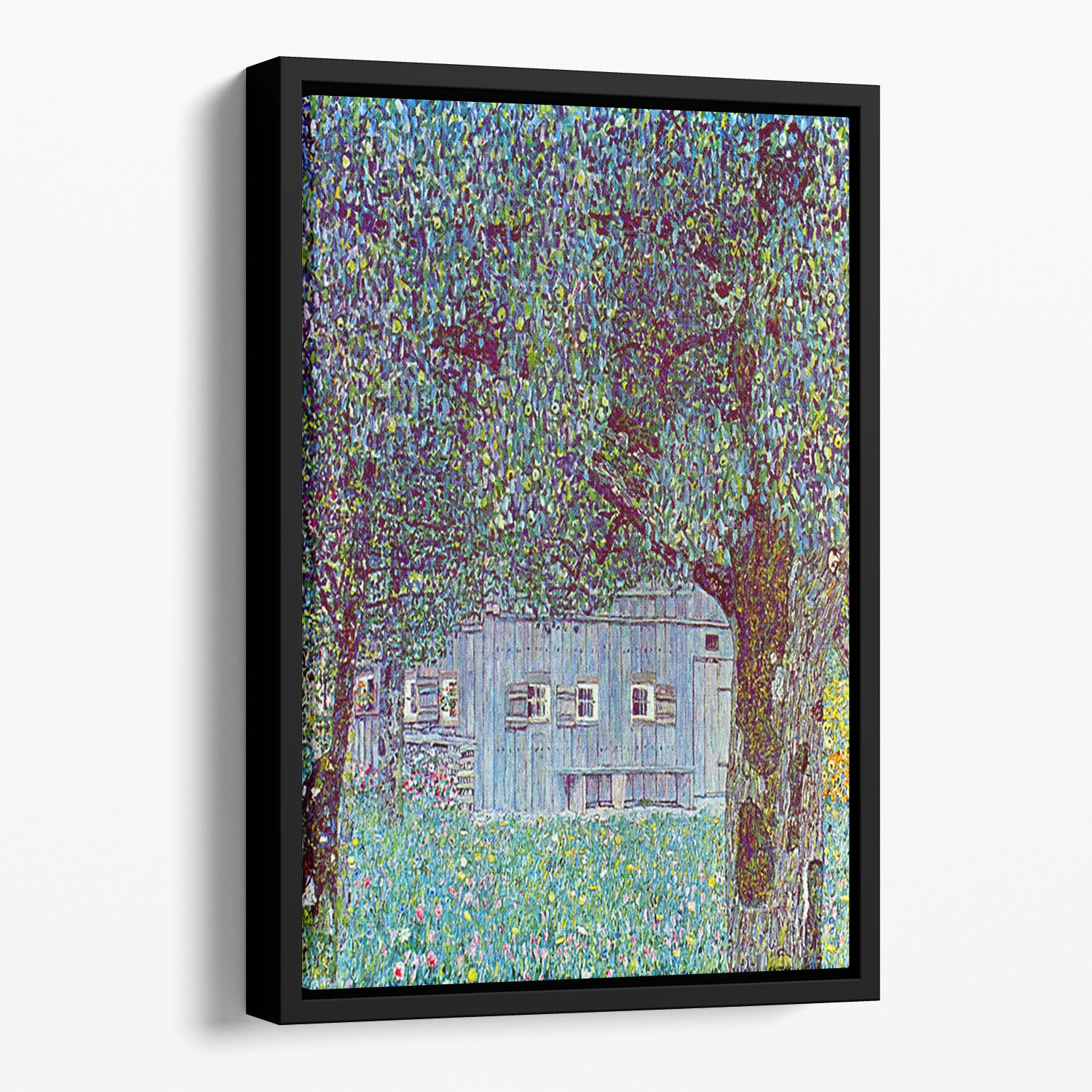 Farmhouse in Upper Austria by Klimt Floating Framed Canvas