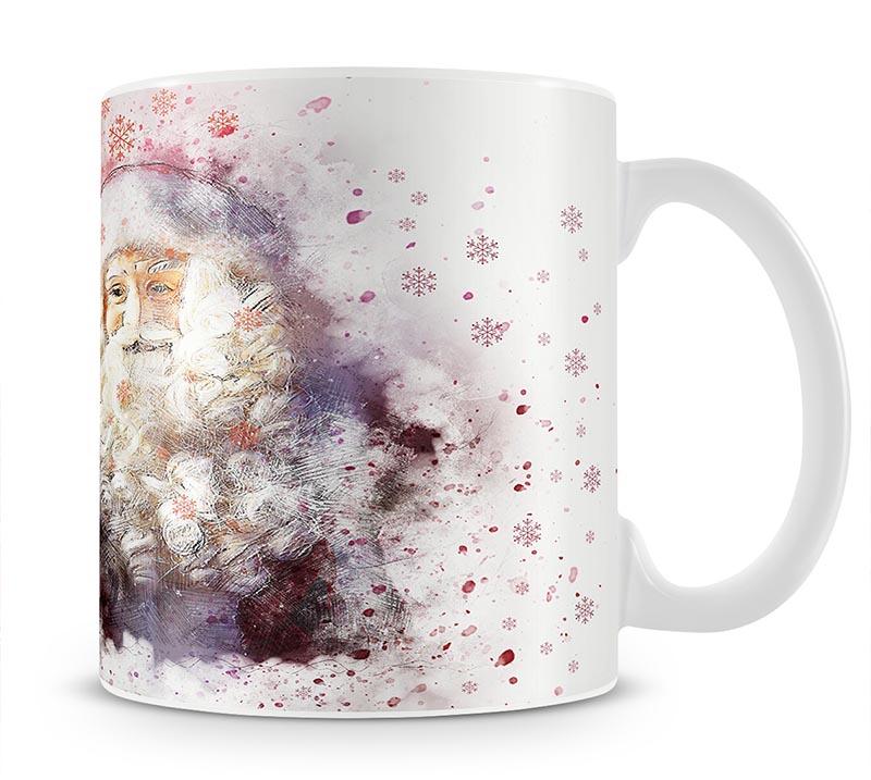 Father Christmas Close Up Mug - Canvas Art Rocks - 1