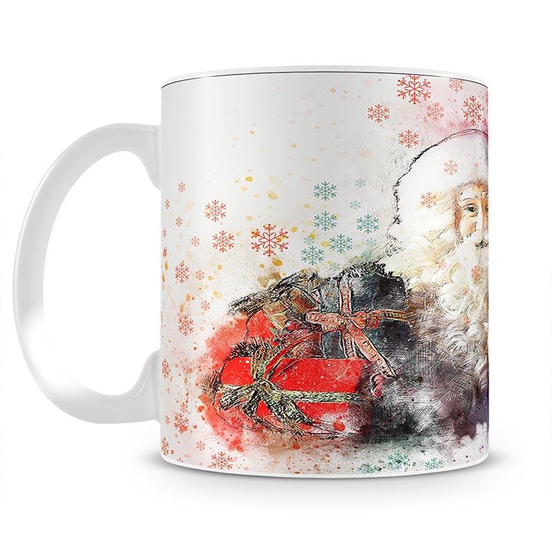 Father Christmas Close Up Mug - Canvas Art Rocks - 2