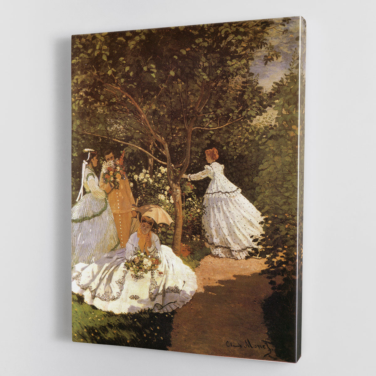 Femmes au jardin 1867 by Monet Canvas Print or Poster - Canvas Art Rocks - 1
