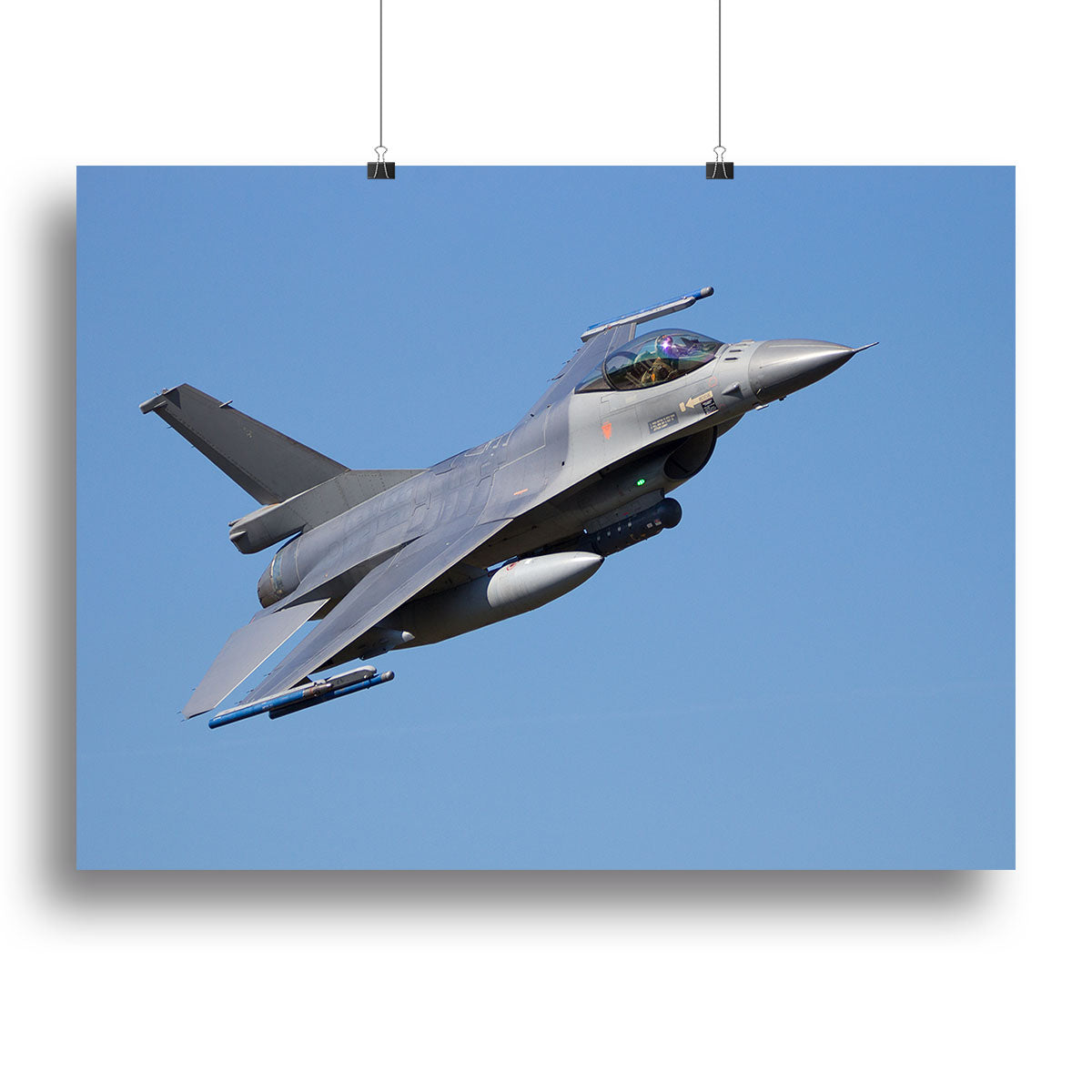 Fighter jet flyby Canvas Print or Poster - Canvas Art Rocks - 2