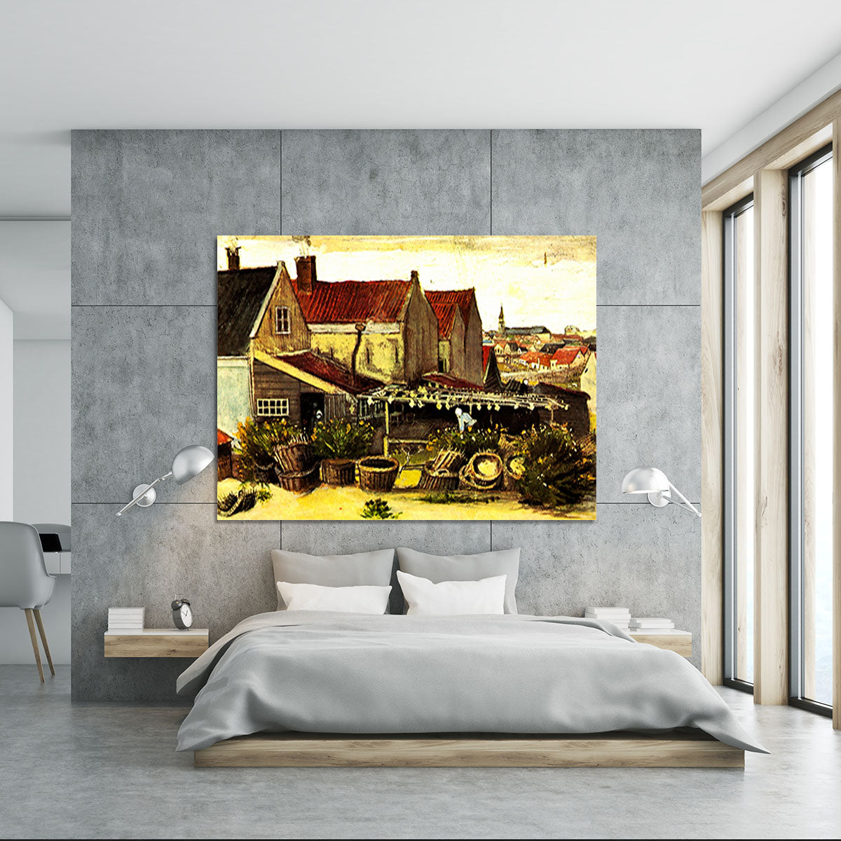 Fish-Drying Barn by Van Gogh Canvas Print or Poster - Canvas Art Rocks - 5
