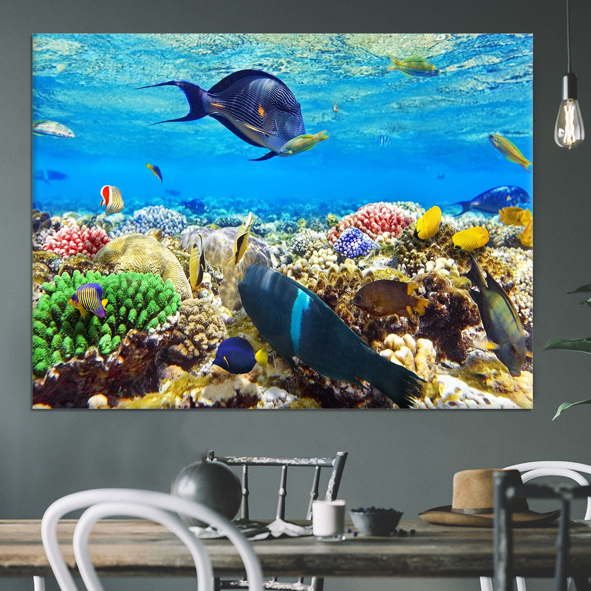Fish in the Red Sea Canvas Print or Poster - Canvas Art Rocks - 3