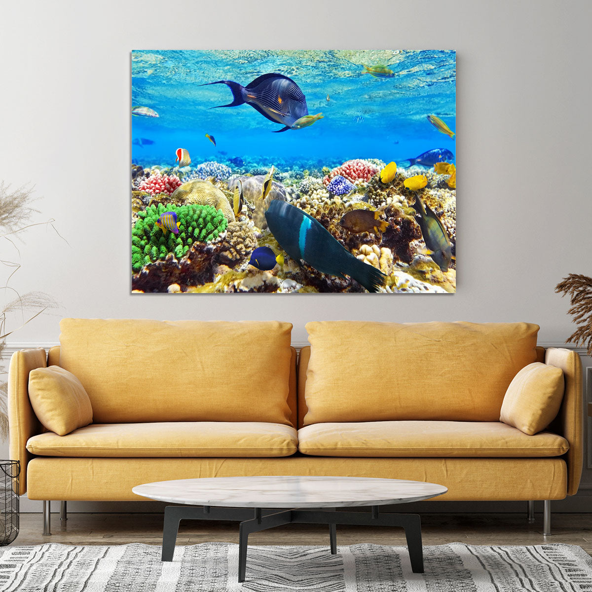 Fish in the Red Sea Canvas Print or Poster - Canvas Art Rocks - 4