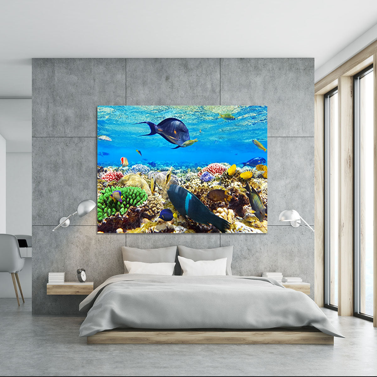 Fish in the Red Sea Canvas Print or Poster - Canvas Art Rocks - 5
