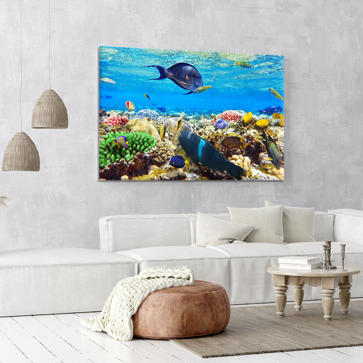 Fish in the Red Sea Canvas Print or Poster - Canvas Art Rocks - 6