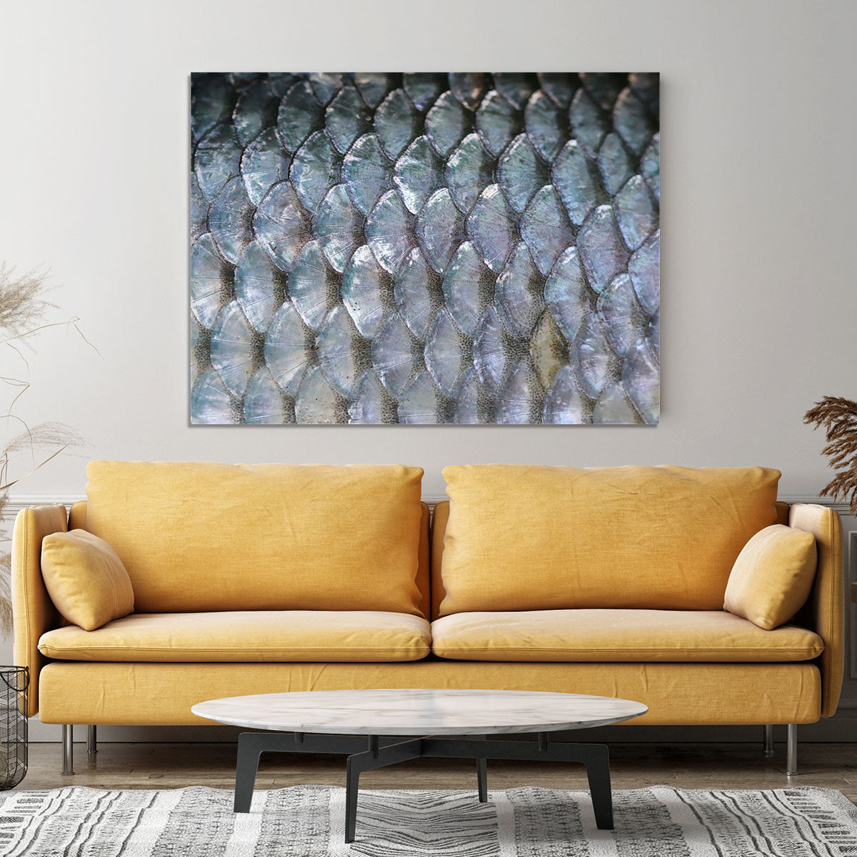 Fish scales Canvas Print or Poster - Canvas Art Rocks - 4