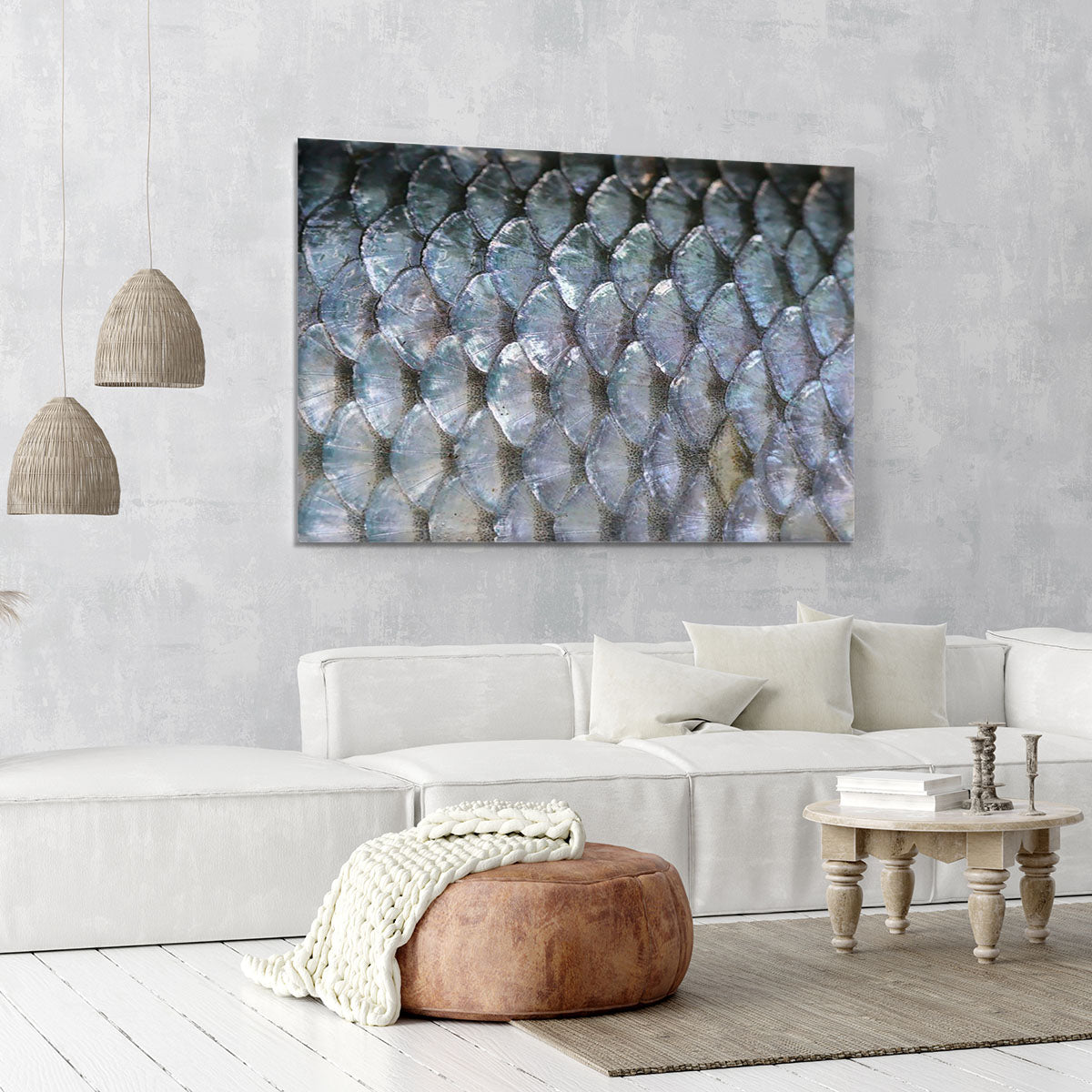 Fish scales Canvas Print or Poster - Canvas Art Rocks - 6