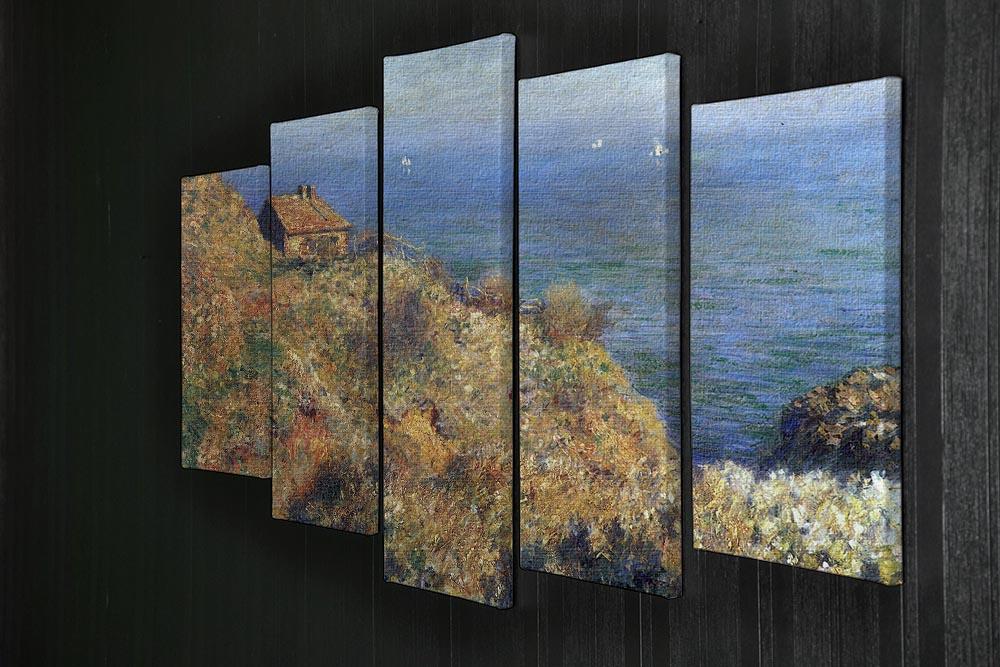 Fishermans lodge at Varengeville by Monet 5 Split Panel Canvas - Canvas Art Rocks - 2