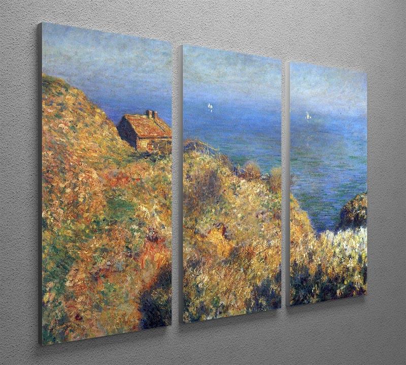 Fishermans lodge at Varengeville by Monet Split Panel Canvas Print - Canvas Art Rocks - 4