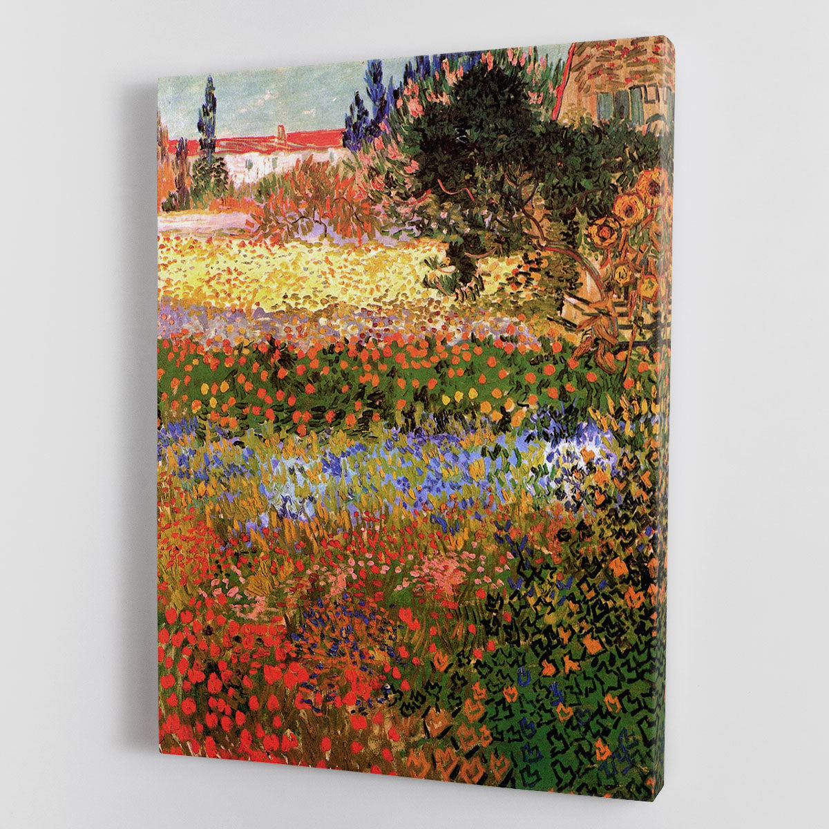 Flowering Garden by Van Gogh Canvas Print or Poster - Canvas Art Rocks - 1