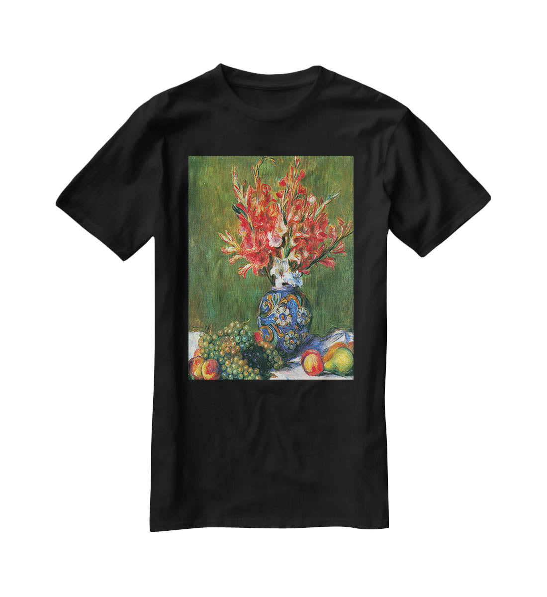 Flowers and Fruit by Renoir T-Shirt - Canvas Art Rocks - 1