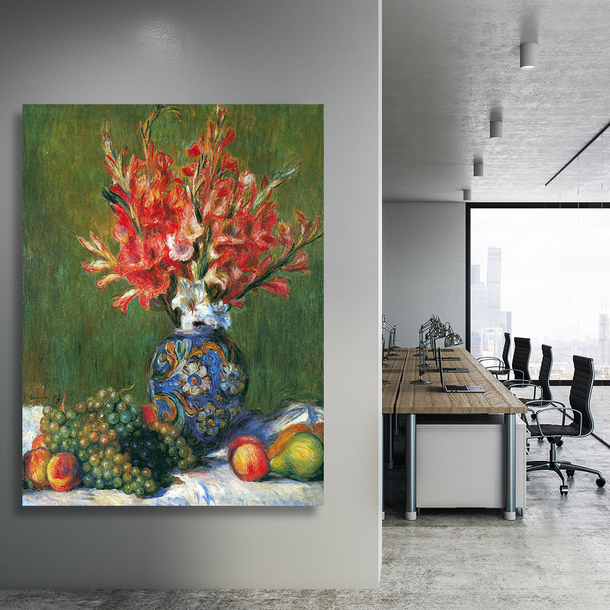 Flowers and Fruit by Renoir Canvas Print or Poster - Canvas Art Rocks - 3