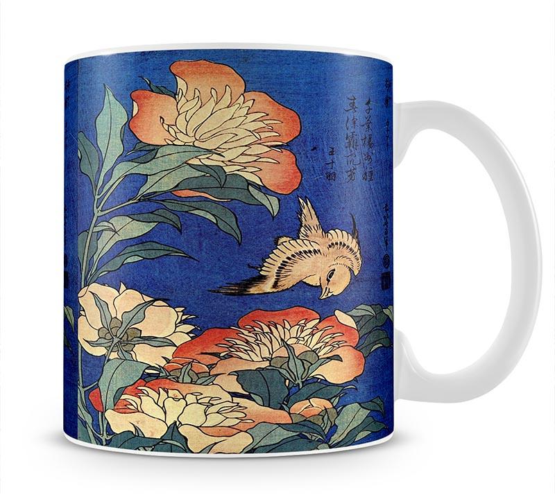 Flowers by Hokusai Mug - Canvas Art Rocks - 1