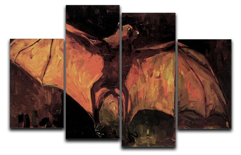 Flying Fox by Van Gogh 4 Split Panel Canvas  - Canvas Art Rocks - 1