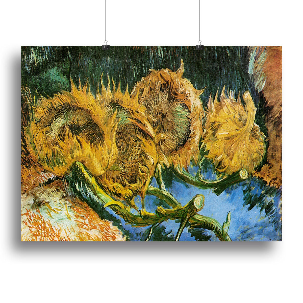 Four Cut Sunflowers by Van Gogh Canvas Print or Poster - Canvas Art Rocks - 2