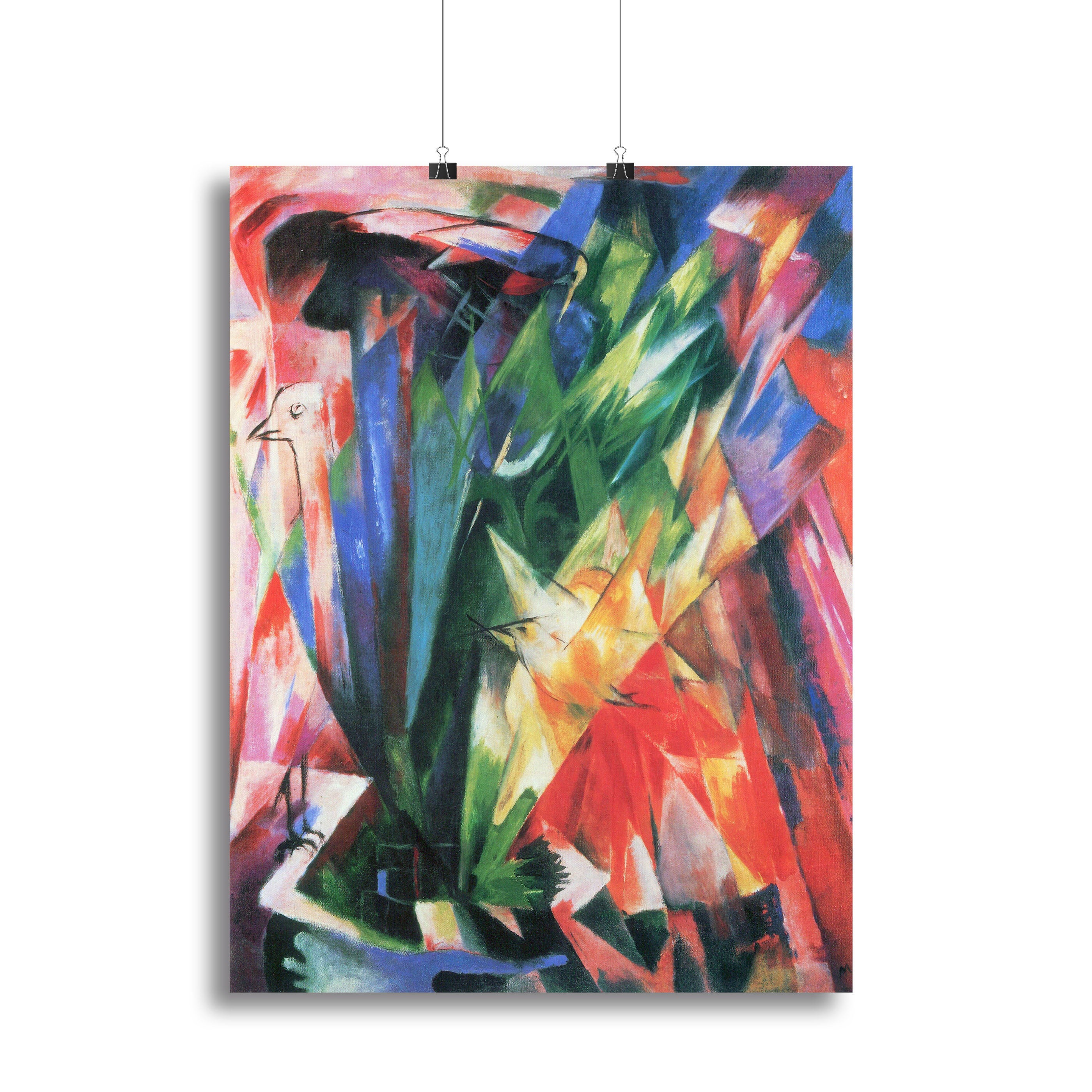 Fowl by Franz Marc Canvas Print or Poster - Canvas Art Rocks - 2