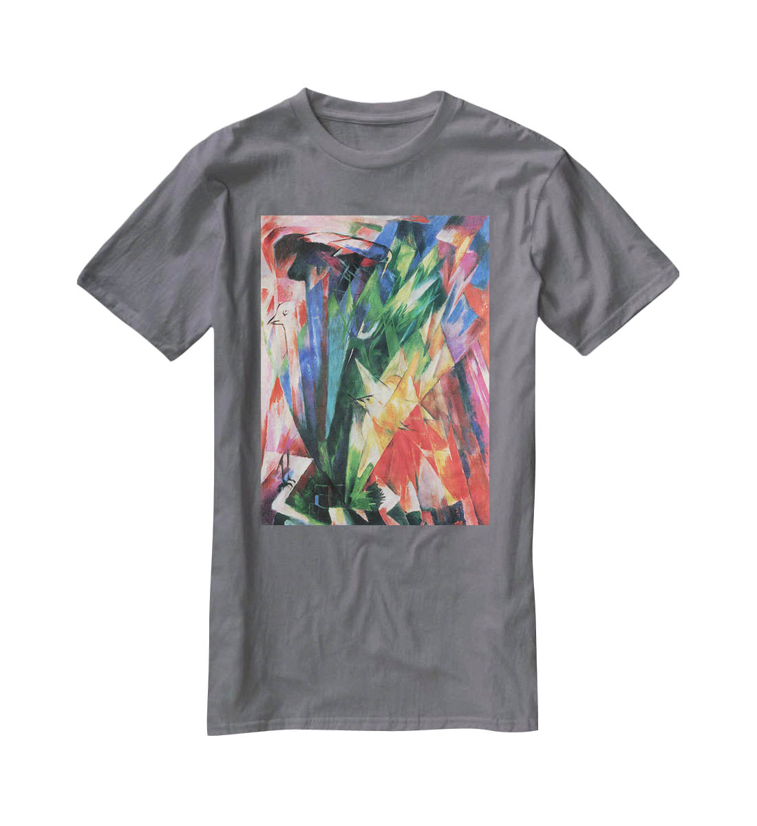 Fowl by Franz Marc T-Shirt - Canvas Art Rocks - 3