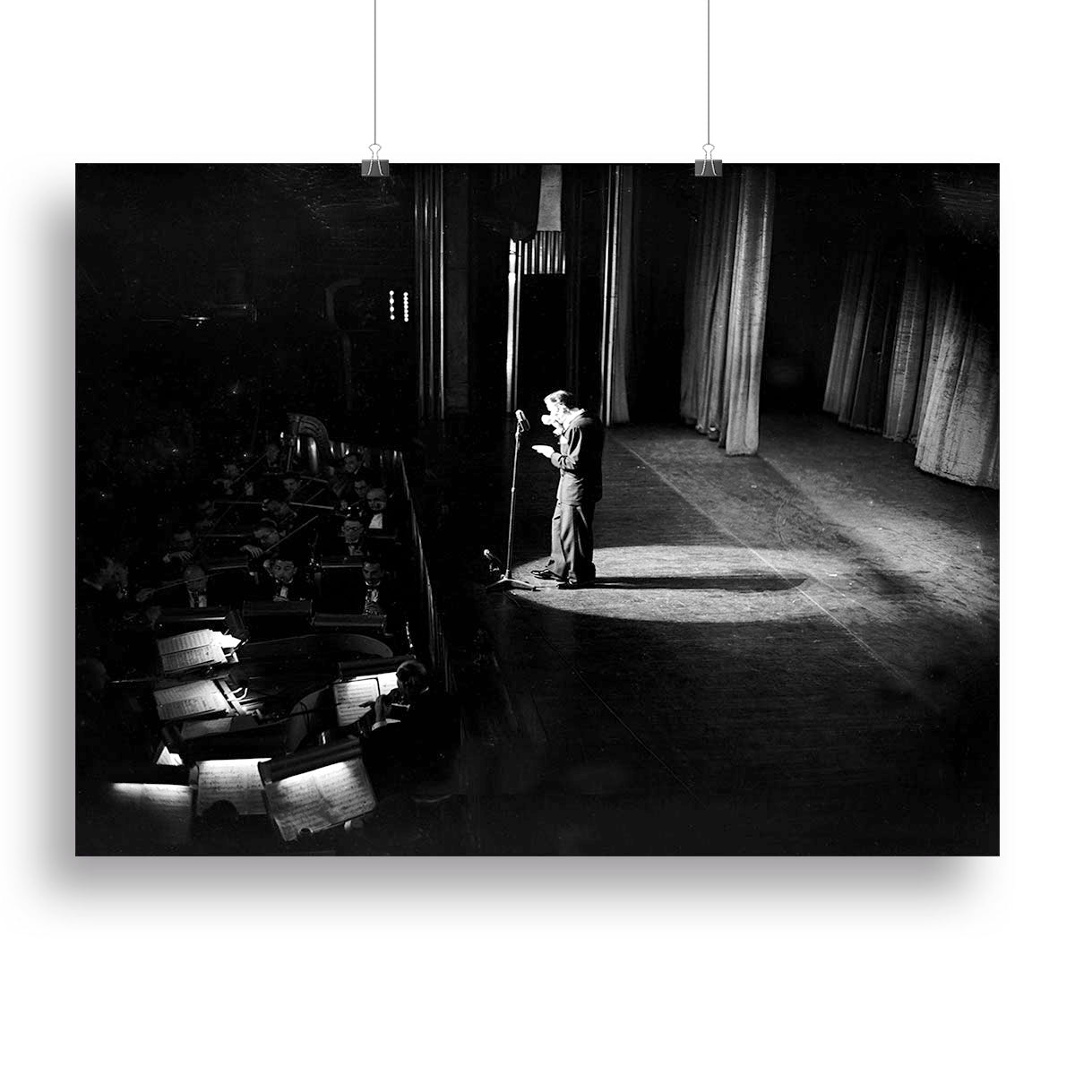 Frank Sinatra on stage Canvas Print or Poster - Canvas Art Rocks - 2