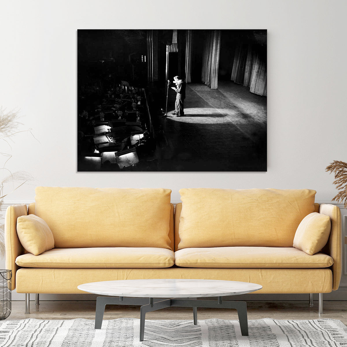 Frank Sinatra on stage Canvas Print or Poster - Canvas Art Rocks - 4