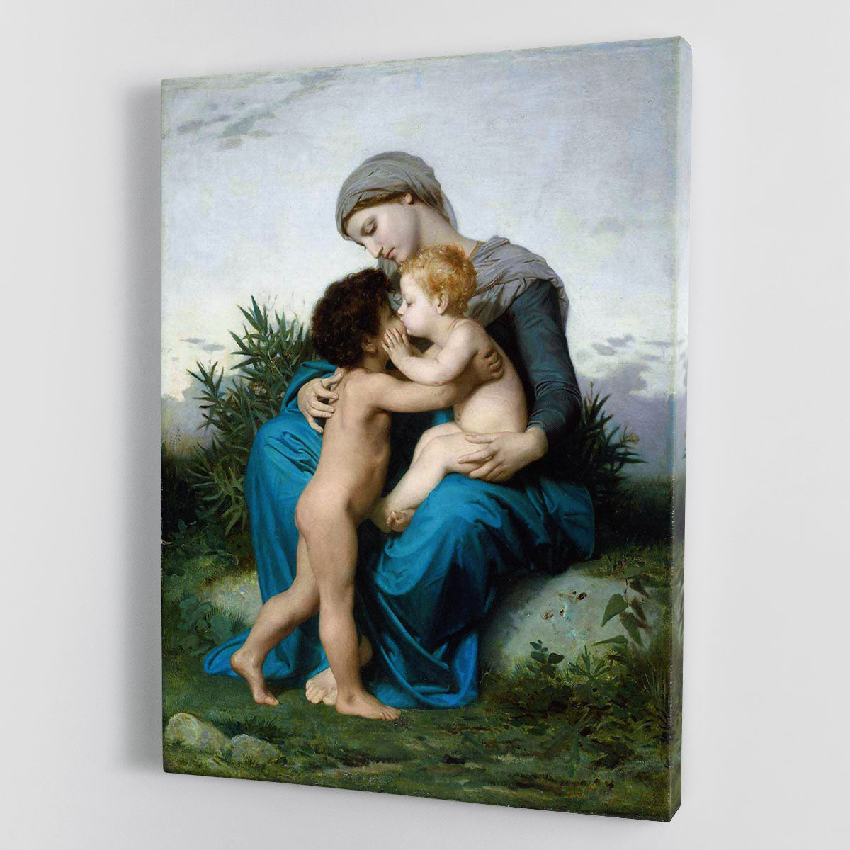 Fraternal Love By Bouguereau Canvas Print or Poster - Canvas Art Rocks - 1