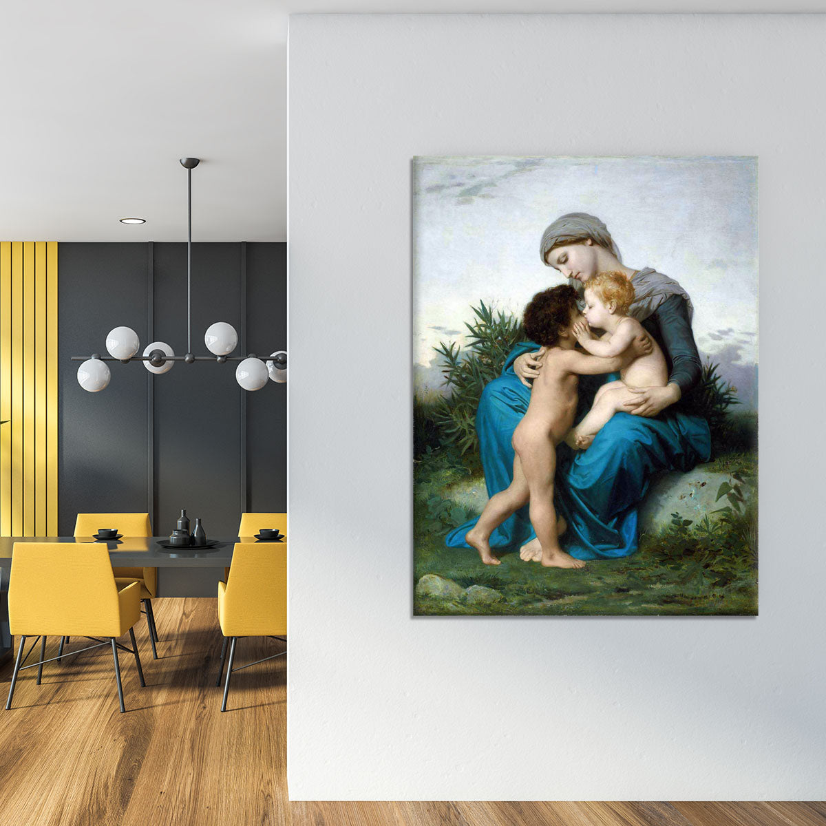 Fraternal Love By Bouguereau Canvas Print or Poster - Canvas Art Rocks - 4