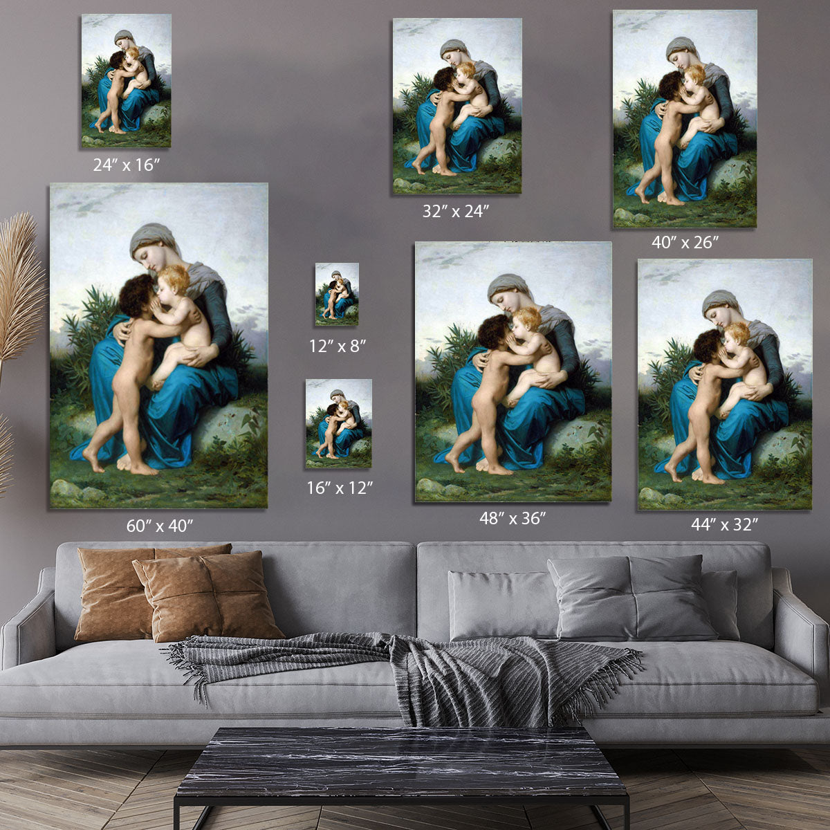 Fraternal Love By Bouguereau Canvas Print or Poster - Canvas Art Rocks - 7