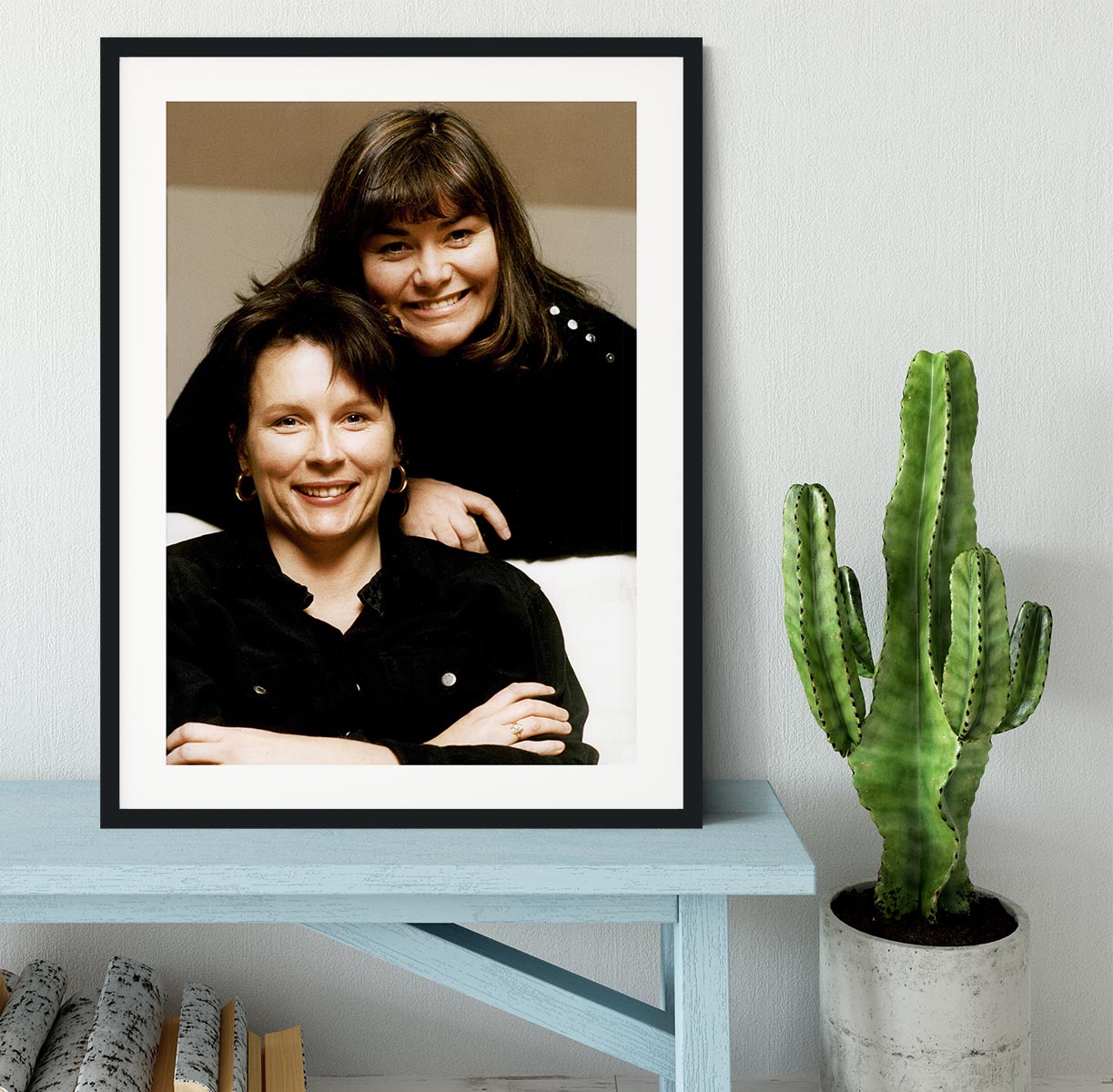 French and Saunders Framed Print - Canvas Art Rocks - 1