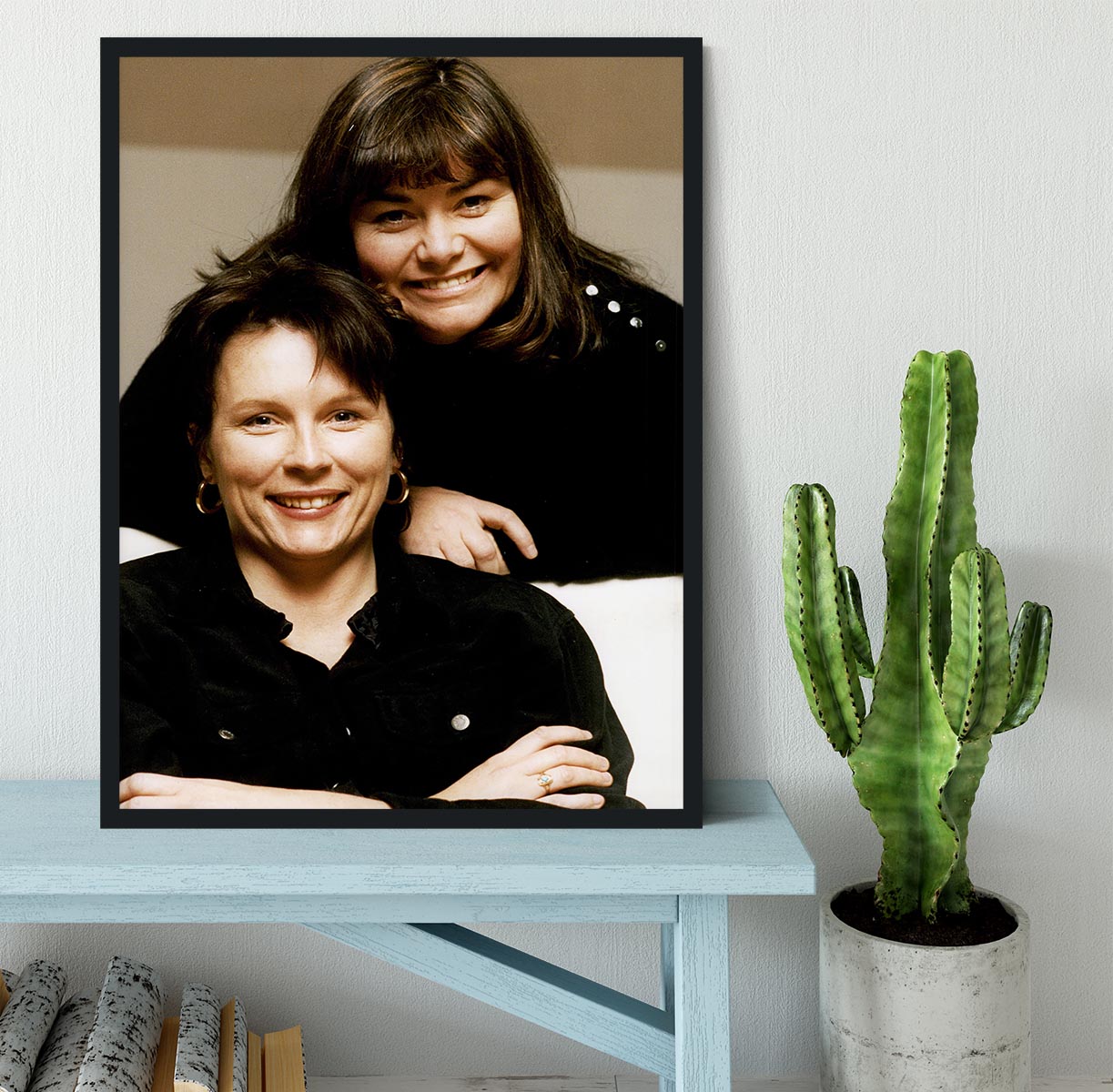 French and Saunders Framed Print - Canvas Art Rocks - 2